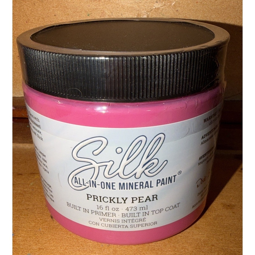 DIXIE BELLE SILK ALL IN ONE MINERAL PAINT PRICKLY PEAR Pink 16 oz NEW